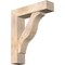 Ekena Millwork Funston Block Smooth Bracket w/ Offset Brace, Douglas Fir, 7 1/2"W x 30"D x 36"H BKT0806X30X36FST05SDF - alternate 1